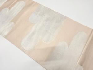 アンティーク　ヱ霞模様織り出し袋帯（材料）